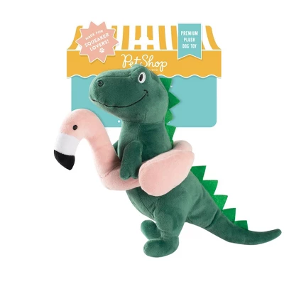 PetShop By Fringe Studio Pool Time Rex Dog Toy - Dark Green 3 PetShop By Fringe Studio Pool Time Rex Dog Toy - Dark Green