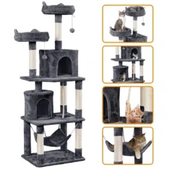 Yaheetech 70.5" H Multi Level Cat Tower Kitten Condo -PawHut || Nylabone || Northlight Gifts Shop GUEST 02a75d43 0fb5 4ef5 b8c9 d45ef9292dd4