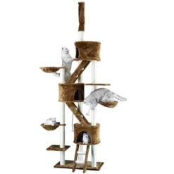 Go Pet Club 106" Cat Tree House With Sisal Covered Scratching Posts FC01 -PawHut || Nylabone || Northlight Gifts Shop GUEST 150f0f8f 3348 4ef9 a49d 01de70489241
