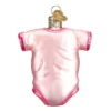 Old World Christmas Pink Baby Onesie Glittered - One Glass Ornament 3.25 Inches - First Christmas - 32338. - Glass - Pink -PawHut || Nylabone || Northlight Gifts Shop GUEST 1e82a6fd 8919 4dfa 8e12 25f507a2a9ab