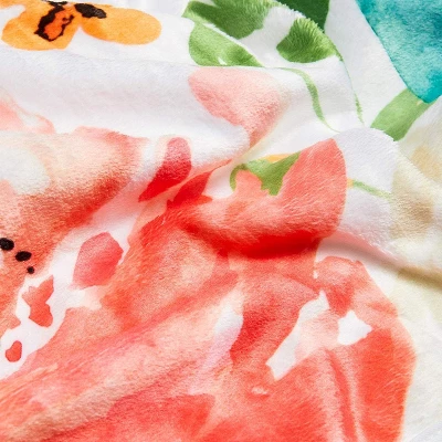 Juvale Milestones Of Baby's First Year Floral Blanket, White Fleece Blanket (60 X 40 In) 3 Juvale Milestones Of Baby's First Year Floral Blanket, White Fleece Blanket (60 X 40 In)