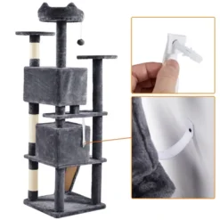 Yaheetech 70"H Cat Tree With 2 Condos For Kittens Small Cats -PawHut || Nylabone || Northlight Gifts Shop GUEST 1fb511c2 aac4 4eec aa18 d4ab2fa0dd36