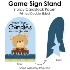 Big Dot Of Happiness Baby Boy Teddy Bear - How Many Candies Baby Shower Game - 1 Stand And 40 Cards - Candy Guessing Game -PawHut || Nylabone || Northlight Gifts Shop GUEST 225d022a 0a9f 4e6a bada 34d66d498afb