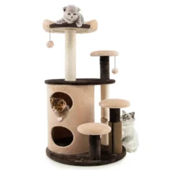 Costway 40'' Cat Tree Tower Multi-Level Activity Tree With 2-Tier Cat-Hole Condo -PawHut || Nylabone || Northlight Gifts Shop GUEST 22c05b7a a547 44a9 ad31 833f7274fbee