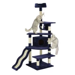 Go Pet Club 70" Cat Tree Condo With Sisal Slide And Scratching Posts F71 11 Go Pet Club 70" Cat Tree Condo With Sisal Slide And Scratching Posts F71 -PawHut || Nylabone || Northlight Gifts Shop GUEST 232f8431 143b 4fa7 b8d6 7975b3bb1a4b
