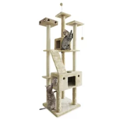 FurHaven Tiger Tough Double Decker Playground Cat Tree -PawHut || Nylabone || Northlight Gifts Shop GUEST 2657c42e 230e 4cf4 98a9 9d4b00388463