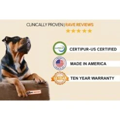 Big Barker 7" Orthopedic Dog Bed - Sleek Edition -PawHut || Nylabone || Northlight Gifts Shop GUEST 28c45dbd bbe3 4e0d bdb0 2ebe1abcf66f