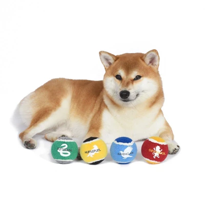 Harry Potter: 4PK Hogwarts Pride Pet Tennis Balls 5 Harry Potter: 4PK Hogwarts Pride Pet Tennis Balls - Image 3