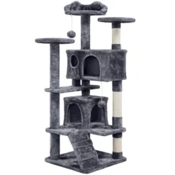 Yaheetech 54"H Cat Tree With 2 Condos For Kittens Small Cats -PawHut || Nylabone || Northlight Gifts Shop GUEST 2fd2c34e 11ab 4b63 9778 509d98ccc977