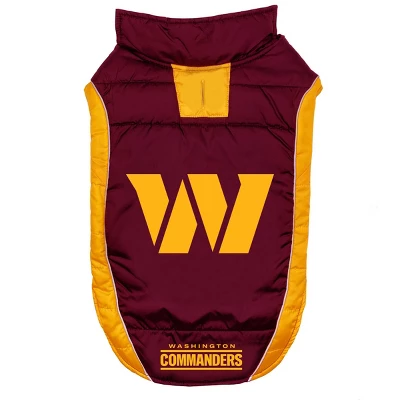 NFL Washington Commanders Pets Puffer Vest 5 NFL Washington Commanders Pets Puffer Vest - Image 3