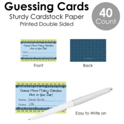 Big Dot Of Happiness Baby Boy Teddy Bear - How Many Candies Baby Shower Game - 1 Stand And 40 Cards - Candy Guessing Game -PawHut || Nylabone || Northlight Gifts Shop GUEST 35ba8b15 98b4 4b45 832c 8e2d2a5a0a95