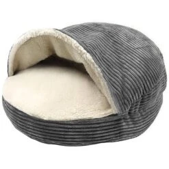 Precious Tails Cozy Corduroy Sherpa Lined Cave Dog Bed - Gray 7 Precious Tails Cozy Corduroy Sherpa Lined Cave Dog Bed - Gray -PawHut || Nylabone || Northlight Gifts Shop GUEST 39500d19 cbf0 494a ac7f ff0687ffe7c9