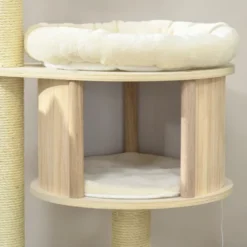 PawHut 3-Level Cat Tree With Sisal Scratching Posts, Fun Cat Badminton Toy For Playing, Soft Cushions, & Play Areas -PawHut || Nylabone || Northlight Gifts Shop GUEST 3d770187 3e88 40b5 bcad 088f378db2a1
