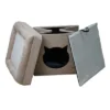 Go Pet Club Comfy Cat Cube Bed Cat Face F882 -PawHut || Nylabone || Northlight Gifts Shop GUEST 3e206ab1 dc41 4aa2 8698 4dd417573694