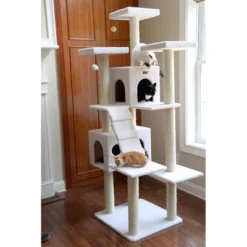 Armarkat B7701 Classic Real Wood Cat Tree In Ivory, Jackson Galaxy Approved, Multi Levels With Ramp, Three Perches, Two Condos -PawHut || Nylabone || Northlight Gifts Shop GUEST 42371f0d dd6e 4e9d b011 bd1b45e608a4