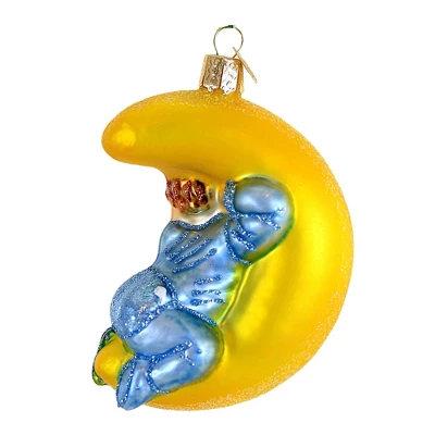 Old World Christmas Dreamtime Boy - One Ornament 4 Inches - Moon Ornament - 10241 - Glass - Multicolored 3 Old World Christmas Dreamtime Boy - One Ornament 4 Inches - Moon Ornament - 10241 - Glass - Multicolored