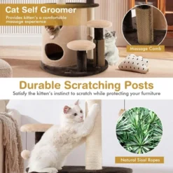 Costway 40'' Cat Tree Tower Multi-Level Activity Tree With 2-Tier Cat-Hole Condo -PawHut || Nylabone || Northlight Gifts Shop GUEST 44204da6 c70c 4f4e 8a28 4699820fdd36