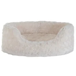 FurHaven Ultra Plush Oval Cuddler Dog Bed