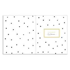 Pearhead Hello Baby Polkadot Baby Memory Book