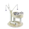 Go Pet Club 34" Cat Tree Condo With Dangling Toys And Sisal Toys F24 - Beige