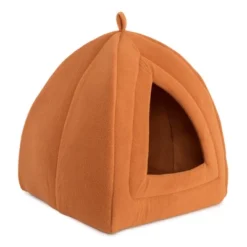Trademark Global Petmaker Cozy Kitty Tent Igloo Plush Cat Bed - Brown -PawHut || Nylabone || Northlight Gifts Shop GUEST 4ed50abd a6fe 4758 b079 dab91148a8f0