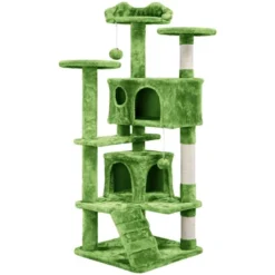 Yaheetech 54"H Cat Tree With 2 Condos For Kittens Small Cats -PawHut || Nylabone || Northlight Gifts Shop GUEST 52cdb264 fb4d 49e1 9e8d 1669bdbc0f18