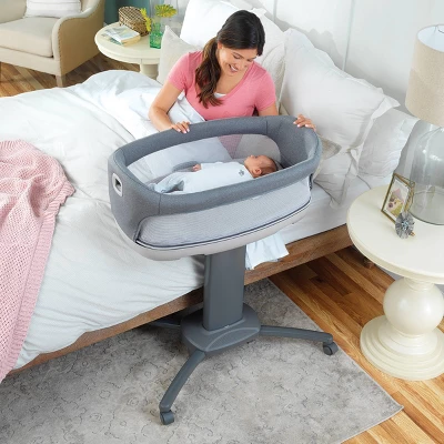 Chicco Close To You 3 In 1 Bedside Bassinet Heather Gray 3 Chicco Close To You 3 In 1 Bedside Bassinet Heather Gray