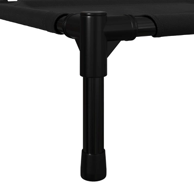 Elevated Dog Bed - 48x36-Inch Portable Pet Bed With Non-Slip Feet - Indoor/Outdoor Dog Cot Or Puppy Bed For Pets Up To 110lbs By PETMAKER (Black) 8 Elevated Dog Bed - 48x36-Inch Portable Pet Bed With Non-Slip Feet - Indoor/Outdoor Dog Cot Or Puppy Bed For Pets Up To 110lbs By PETMAKER (Black) - Image 6