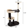 3-Tier Cat Tower - Indoor Feline Furniture With 2 Napping Perches, 2 Sisal Rope Scratching Posts, Peek Hole, And Fun Hanging Toy By PETMAKER (Black) -PawHut || Nylabone || Northlight Gifts Shop GUEST 58f588e9 d5fc 4477 8dee 277b37b8eaff
