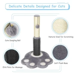 Costway 20.5'' Tall Cat Scratching Post Claw Scratcher W/ Sisal Rope & Plush Ball -PawHut || Nylabone || Northlight Gifts Shop GUEST 65b4b844 f861 4a72 ba1b 4b01c58b1edc