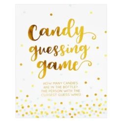 Sparkle And Bash 38 Pieces Big Baby Bottle For Shower Game, Candy Guess How Many, Gold Foil Polka Dot Confetti, For Baby Showers Party Games, 11 In -PawHut || Nylabone || Northlight Gifts Shop GUEST 679d002c 973a 457e bda4 f250673fd270