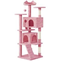 Yaheetech 70"H Cat Tree With 2 Condos For Kittens Small Cats -PawHut || Nylabone || Northlight Gifts Shop GUEST 67c31751 af39 4665 9237 c5abbcb0c4de