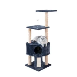 Go Pet Club 46" Kitten Cat Tree With Scratching Board F707 -PawHut || Nylabone || Northlight Gifts Shop GUEST 68aeeffd 4198 4fe2 b3ed c428666907b0