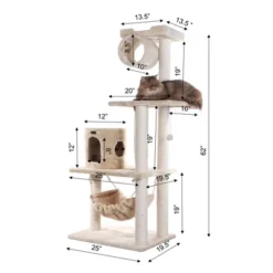 Armarkat 62" Real Wood Cat Tree With Scratch Posts, Hammock For Cats And Kittens A6202 15 Armarkat 62" Real Wood Cat Tree With Scratch Posts, Hammock For Cats And Kittens A6202 -PawHut || Nylabone || Northlight Gifts Shop GUEST 6a9d87ed 1204 4741 b3b9 af3a799c08bb