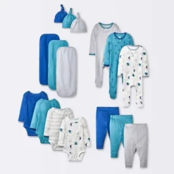 Baby Boys' 16pk Layette Gifting Bundle - Cloud Island™ Blue -PawHut || Nylabone || Northlight Gifts Shop GUEST 73b903eb 5896 453a aeb8 ee04930c2ca7