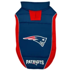 NFL New England Patriots Pets Puffer Vest -PawHut || Nylabone || Northlight Gifts Shop GUEST 753be898 1728 49ec 8f4e aa420f4fb53a