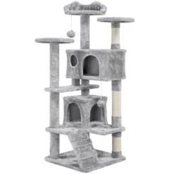 Yaheetech 54"H Cat Tree With 2 Condos For Kittens Small Cats -PawHut || Nylabone || Northlight Gifts Shop GUEST 7add1770 c331 462e 82b4 6c9aaf165f88