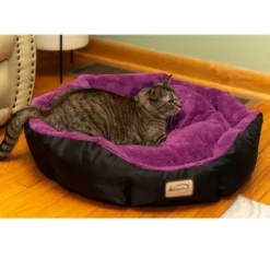 Armarkat Large, Soft Cat Bed In Purple And Black - C101NH/ZH -PawHut || Nylabone || Northlight Gifts Shop GUEST 7d88d270 2a18 4659 8fa0 1dfc29357f1a
