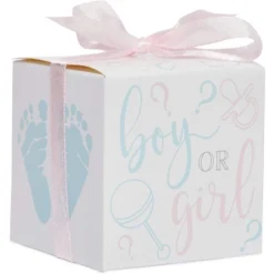 Sparkle And Bash 50 Pack Paper "Boy Or Girl" Gender Reveal Party Favors Treat Boxes With Ribbons 11 Sparkle And Bash 50 Pack Paper "Boy Or Girl" Gender Reveal Party Favors Treat Boxes With Ribbons -PawHut || Nylabone || Northlight Gifts Shop GUEST 8a77cf51 a4a6 49b2 96d1 96a57e4139f8
