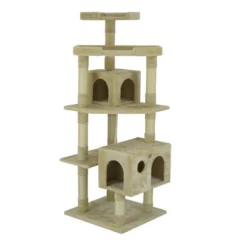 Go Pet Club 60" Cat Tree House With Sisal Scratching Posts F2020 9 Go Pet Club 60" Cat Tree House With Sisal Scratching Posts F2020 -PawHut || Nylabone || Northlight Gifts Shop GUEST 8adbeb6a 9809 419c b468 160c9389bd33