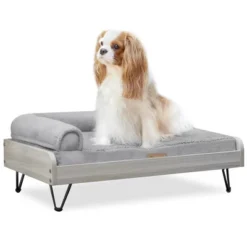 TailZzz Asher Wooden Pet Bed With Mattress Elevated Pet Bed Greenguard Gold Certified Wooden Pet Bed 27 TailZzz Asher Wooden Pet Bed With Mattress Elevated Pet Bed Greenguard Gold Certified Wooden Pet Bed -PawHut || Nylabone || Northlight Gifts Shop GUEST 8bc4309f cffa 4be7 896d 600ce23c2a13