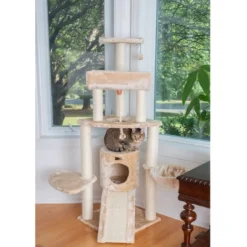 Armarkat Classic Real Wood Cat Tree With Multiple Features, Jackson Galaxy Approved, Four Levels With Rope, Basket, Ramp, Perch, And Condo -PawHut || Nylabone || Northlight Gifts Shop GUEST 8d8cb056 3b3d 423a 9c1f 2b7416067a61