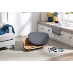 Corgi 26" Wide Small Dog Bed With Removable Cover,Velvet Cushion With Solid Wood Legs And Bent Wood Back-The Pop Maison -PawHut || Nylabone || Northlight Gifts Shop GUEST 90964fab 2ecc 4448 8f8f f66a1f1e9cf8