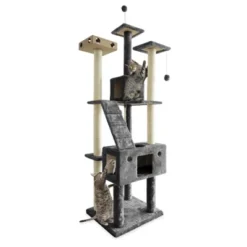 FurHaven Tiger Tough Double Decker Playground Cat Tree -PawHut || Nylabone || Northlight Gifts Shop GUEST 90f9ebc8 f824 4ca6 a822 0c5f31f53ef6