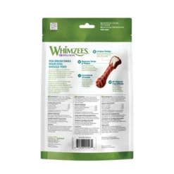WHIMZEES By Wellness Large Value Bag Dental Chew Dog Treat With Vegetable Flavor - 12.7oz