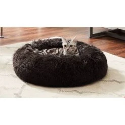 Best Friends By Sheri Donut Shag Dog Bed - 23"x23" - Chocolate -PawHut || Nylabone || Northlight Gifts Shop GUEST 96fe4c1f b33b 430b 8d46 2820aaed2c68
