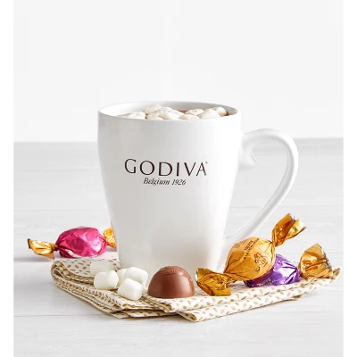 Godiva Chocolate, Coffee And Hot Cocoa Gift Set 3 Godiva Chocolate, Coffee And Hot Cocoa Gift Set