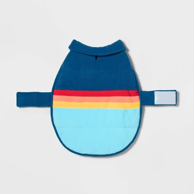 Gingerbread Playhouse Blue With Stripes Cat And Dog Fleece Vest - Wondershop™ 3 Gingerbread Playhouse Blue With Stripes Cat And Dog Fleece Vest - Wondershop™