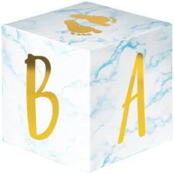 Creative Converting 3ct Marble Baby Shower 'Oh Baby' Blocks Centerpieces Party Décor And Accessories Blue -PawHut || Nylabone || Northlight Gifts Shop GUEST 9d14f25e 032f 4d00 8479 3e5bb27e4581