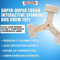 Bullibone Jumbo Spinabone Chew Toy For Aggressive Chewers